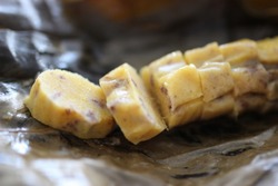 Le Nkonda, pain de manioc-arachide camerounais — photo de la recette officielle Jangolo