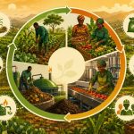 Illustration de l'économie circulaire dans l'agribusiness au Cameroun