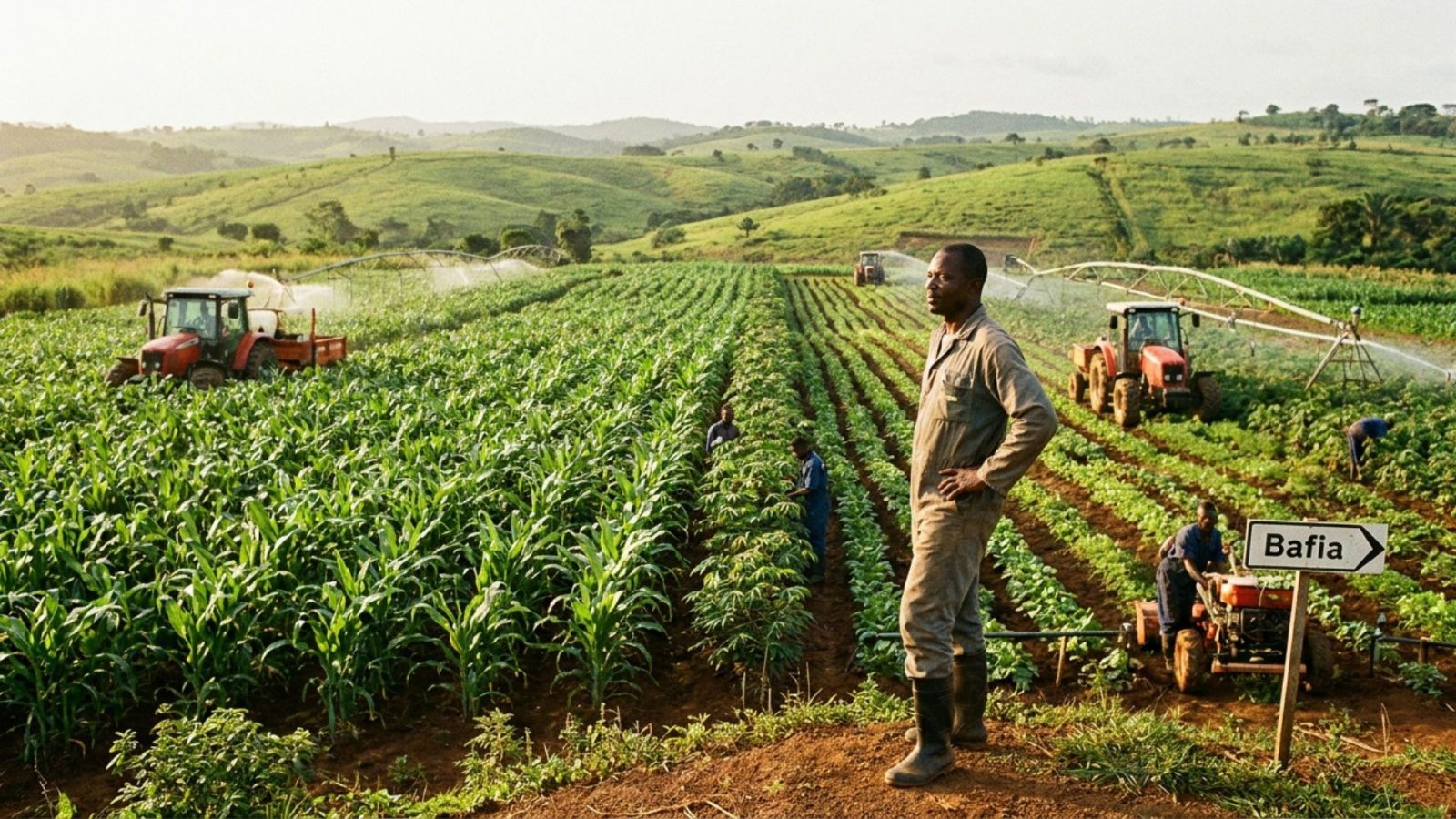 Ferme moderne de Kon Yambetta à Bafia, agriculture moderne au Cameroun