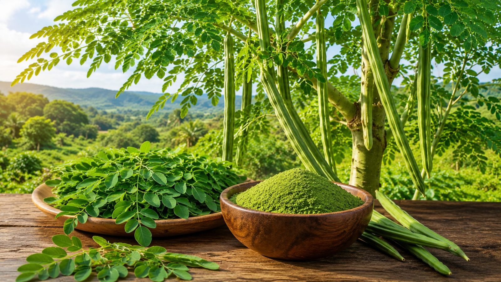 Moringa au Cameroun : arbre, feuilles et poudre de moringa